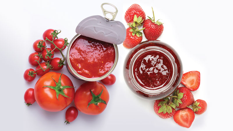 pomodori e fregole in scatola e non